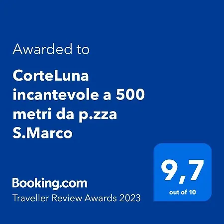 Corteluna Incantevole A 500 Metri Da P.Zza S.Marco Venice Exterior photo